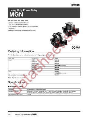 MGN2A-AC240 datasheet  